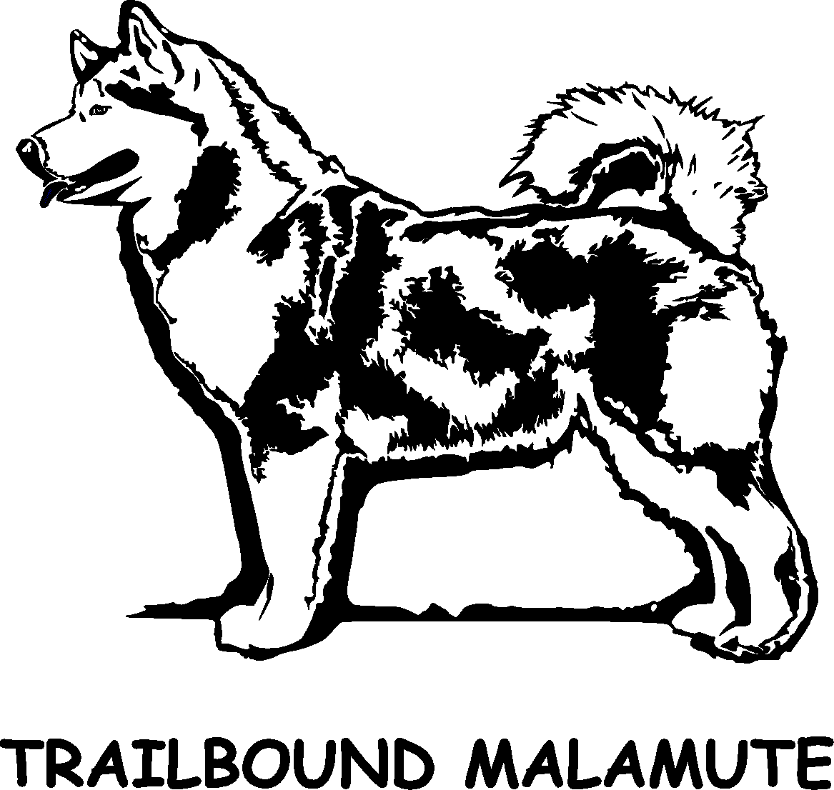 TrailBound Alaskan Malamute Logo